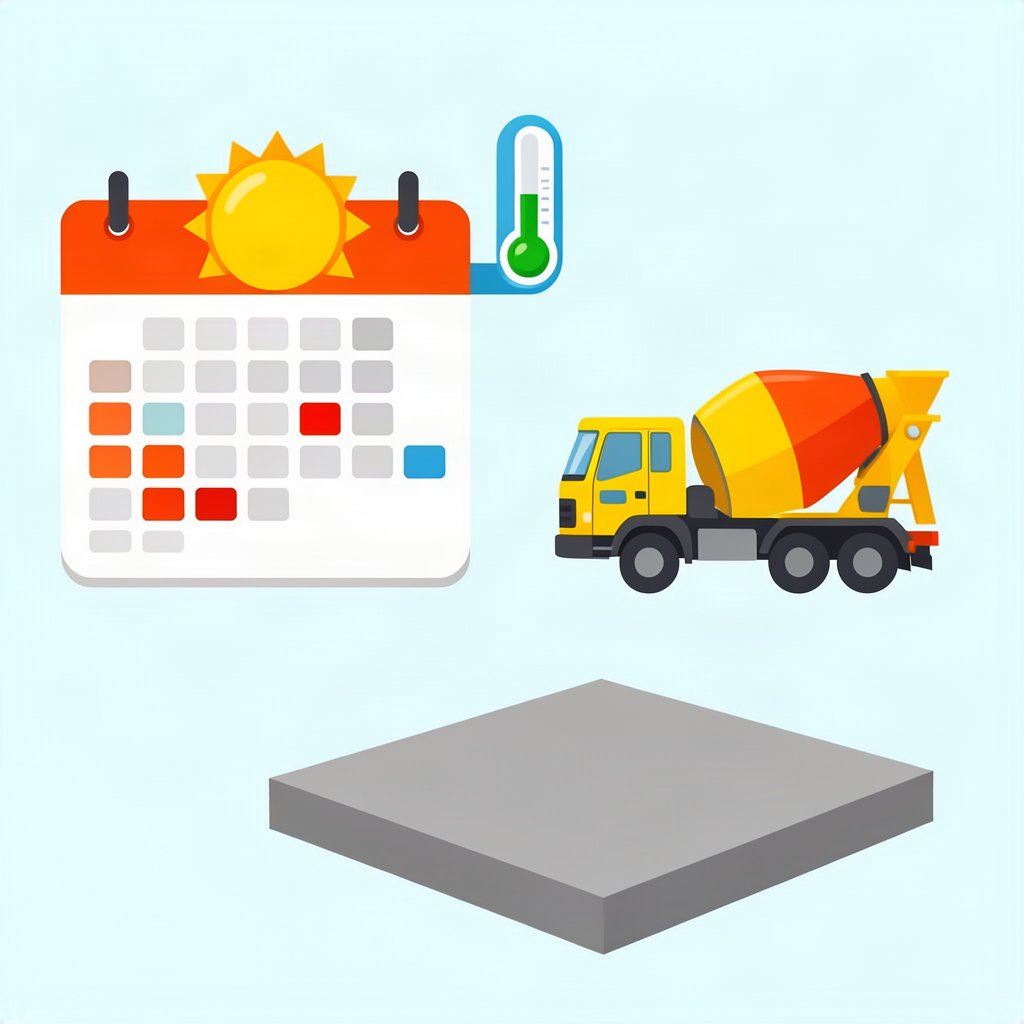 Best Time to Pour Concrete in {region}